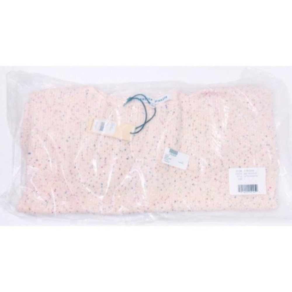 Rebecca Minkoff Womens Pink Crew Neck Sequins Long Sleeve Knit Sweater Sz L New - Picture 5 of 9
